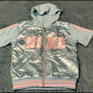 nike short sleeve jacket